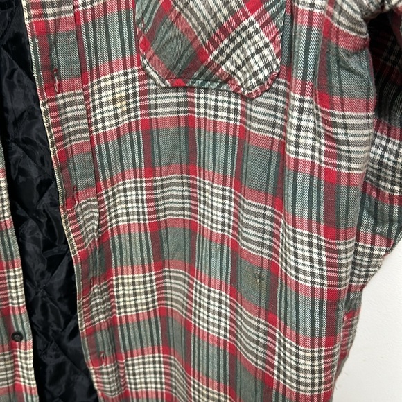 Vintage Sports Afield Quilted Flannel Size LT - Picture 3 of 5